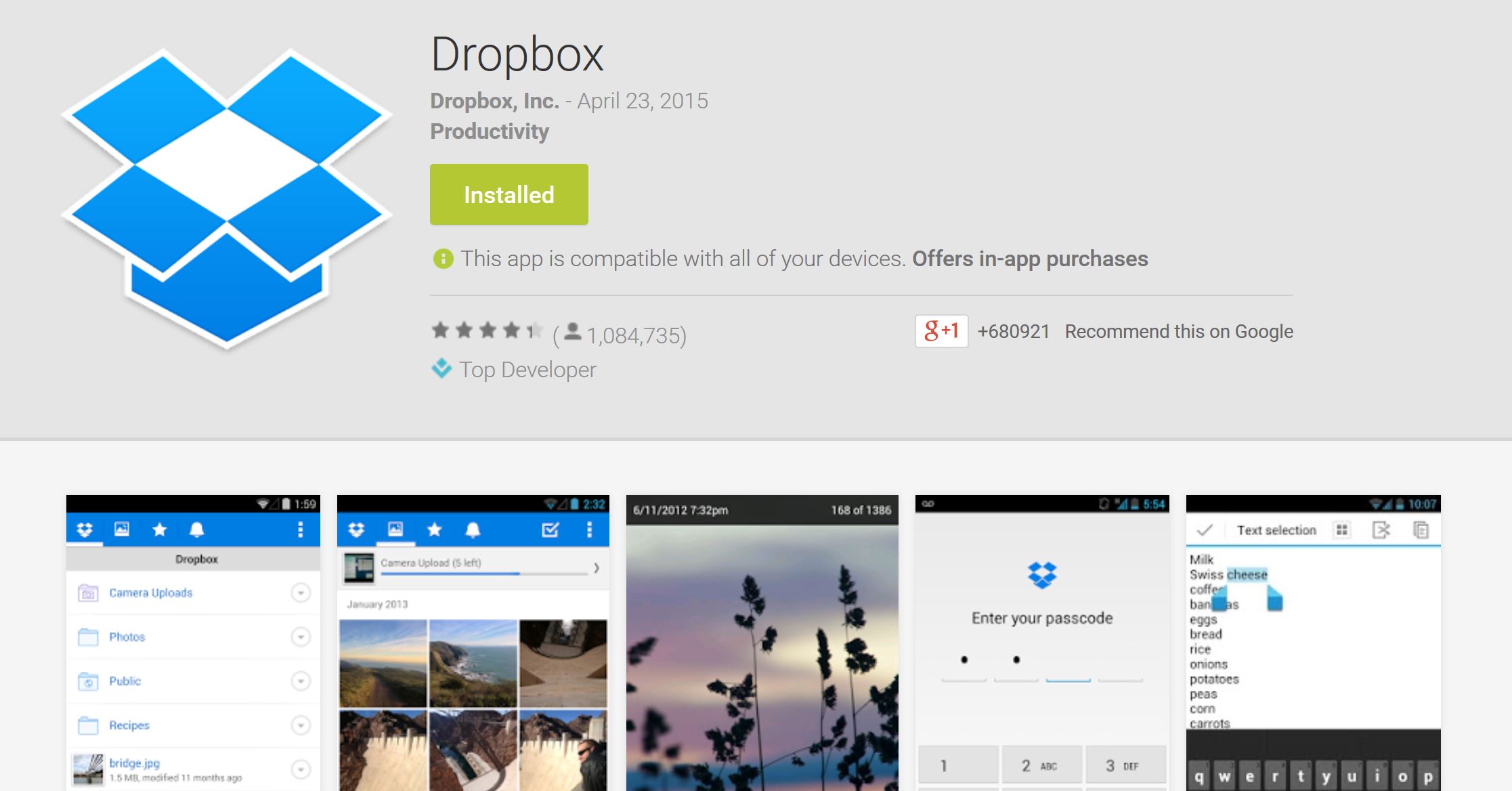 how does dropbox work on kindle fire