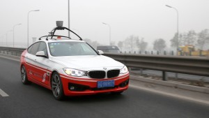 Autonomous car by Baidu and BMW