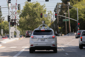 Google's Lexus undergoing tests on city roads