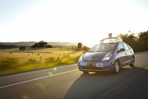 The first self driving car by Google