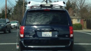 A Dodge Van registered with Apple