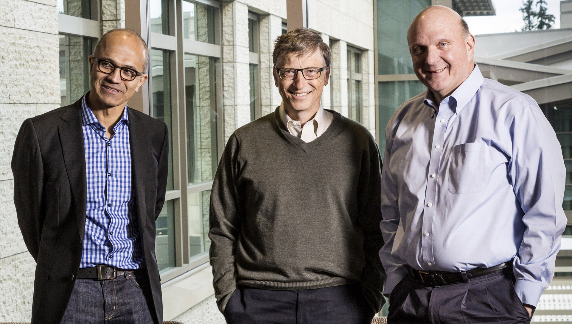 satya nadella bill gates