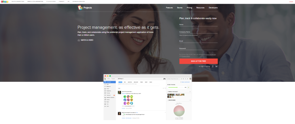 collaboration tools zoho