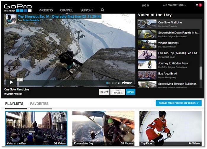 social media marketing gopro