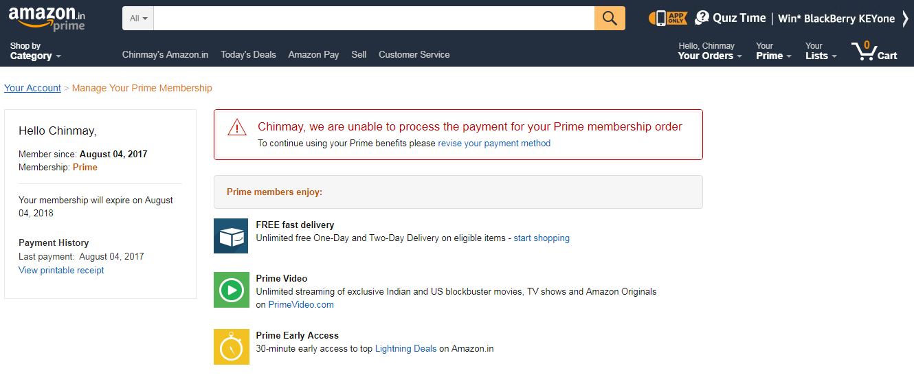 amazon music with prime membership