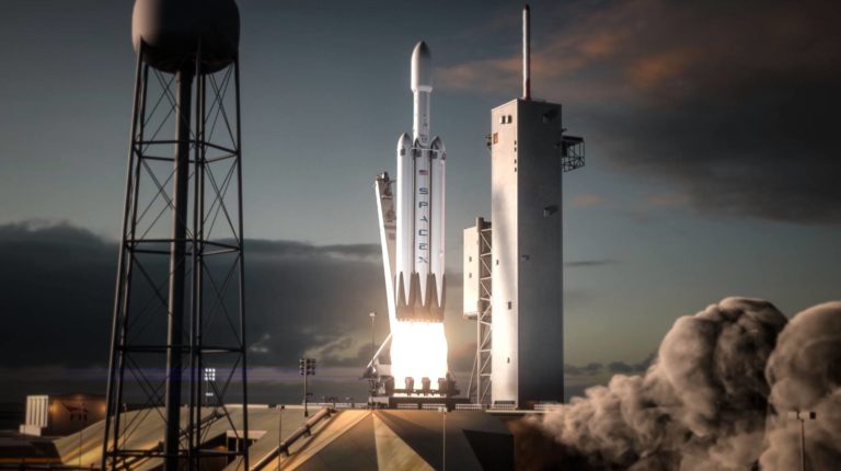 Triple Rocket Falcon Heavy Launch