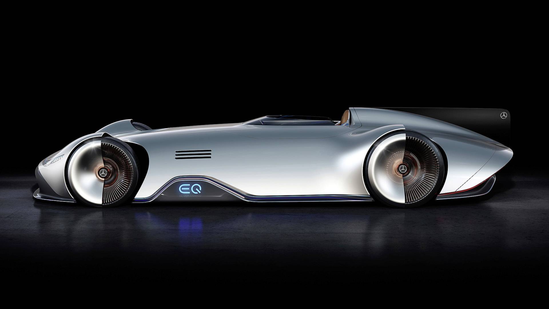 Mercedes EQ Silver Arrow side look