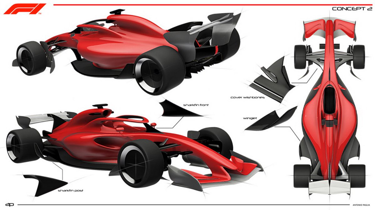 2021 F1 car design