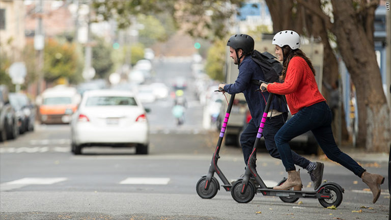 Lyft scooter service