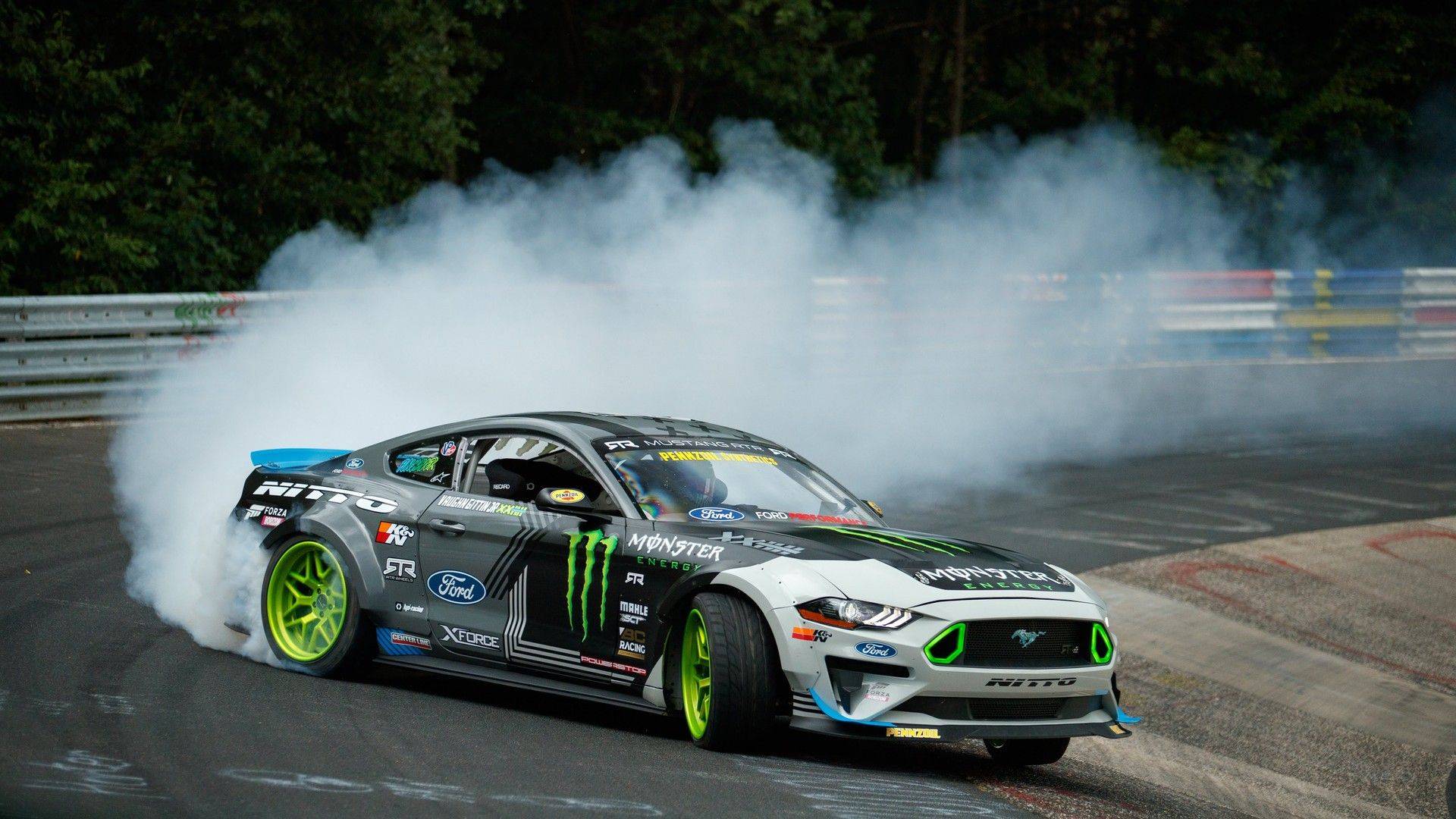 Mustang RTR Nurburgring drift lap