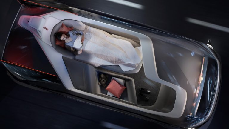 Volvo 360c cabin bed