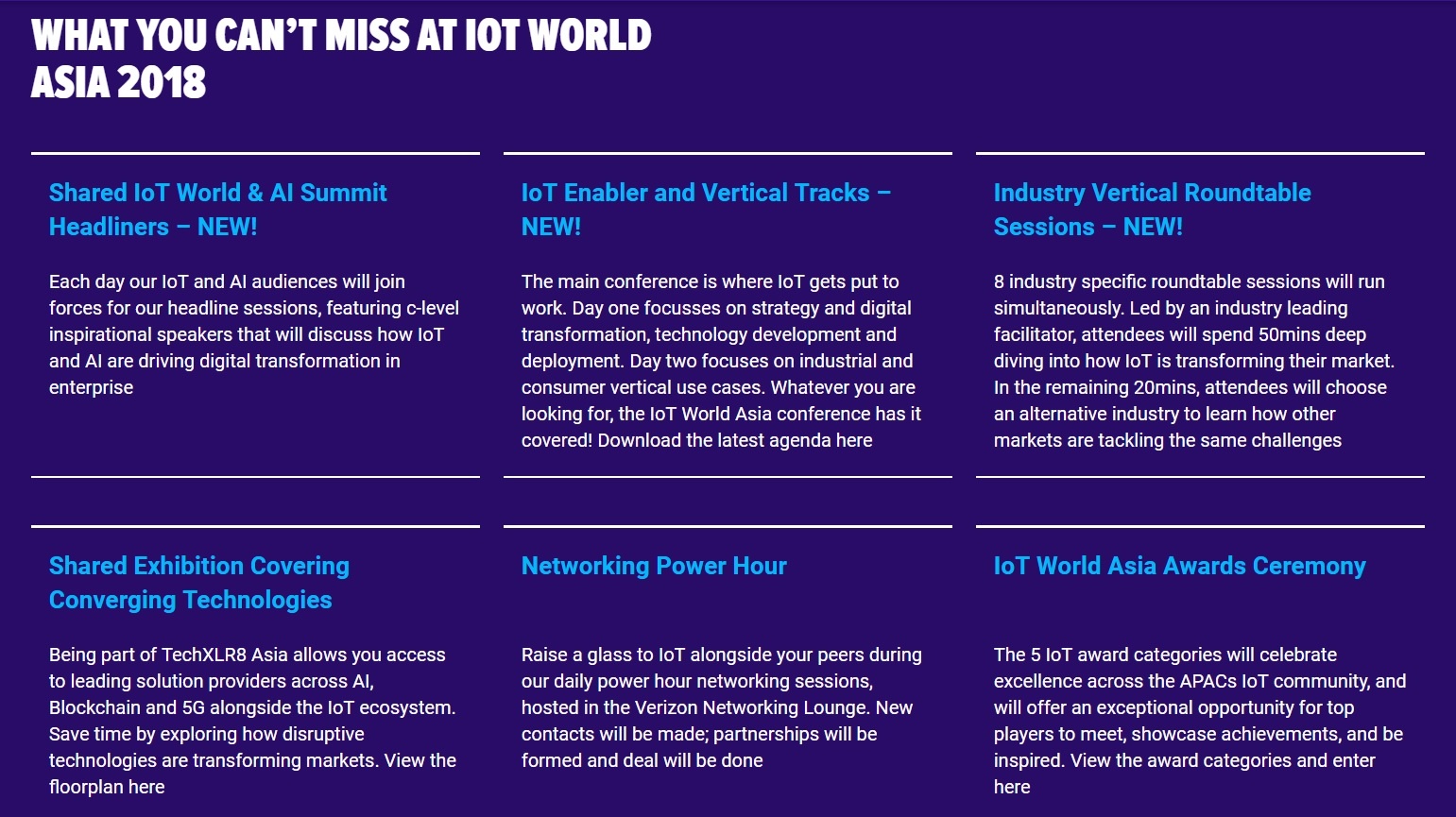 IOT Asia 2018 - Techxlr8 Asia