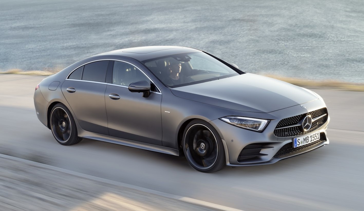 2018 Mercedes-Benz CLS on road india