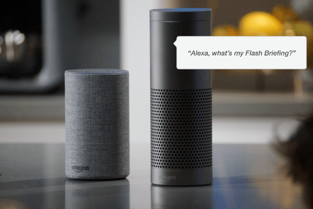 Alexa flash briefing for brand building