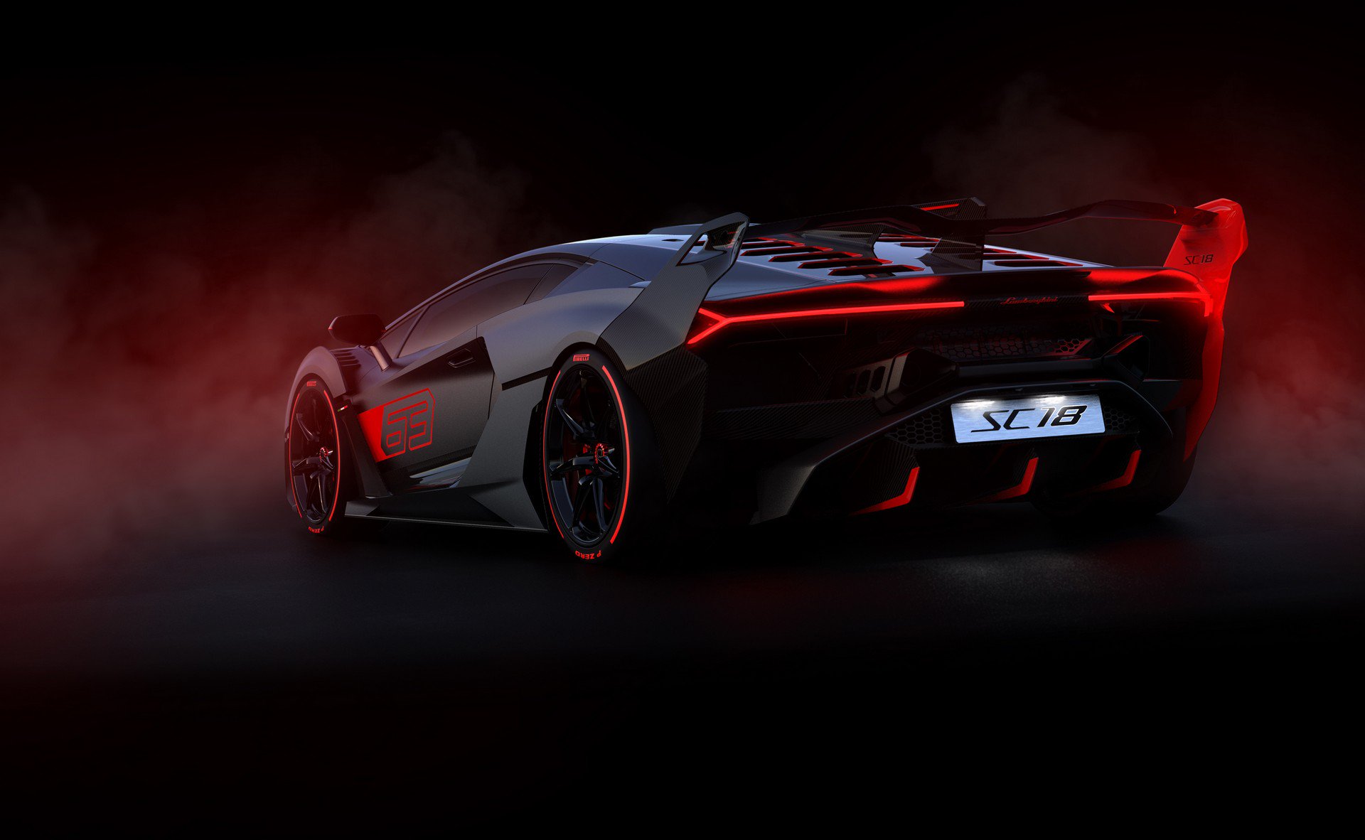 Lamborghini SC18 taillights