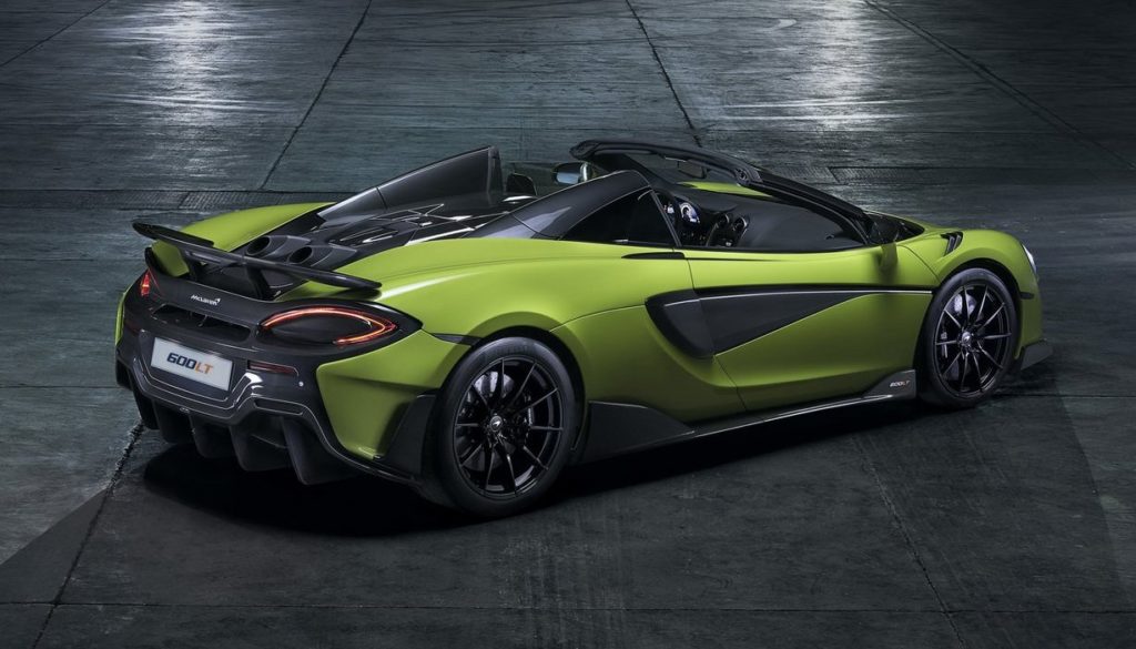 McLaren 600LT Spider rear wing