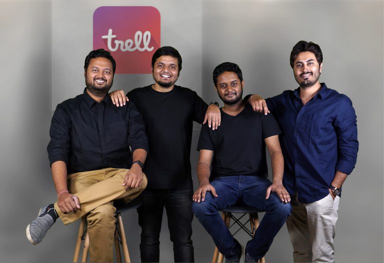 Pulkit Agarwal, Prashant Sachan, Arun Lodhi, Bimal Kartheek Rebba, co-founders, Trell
