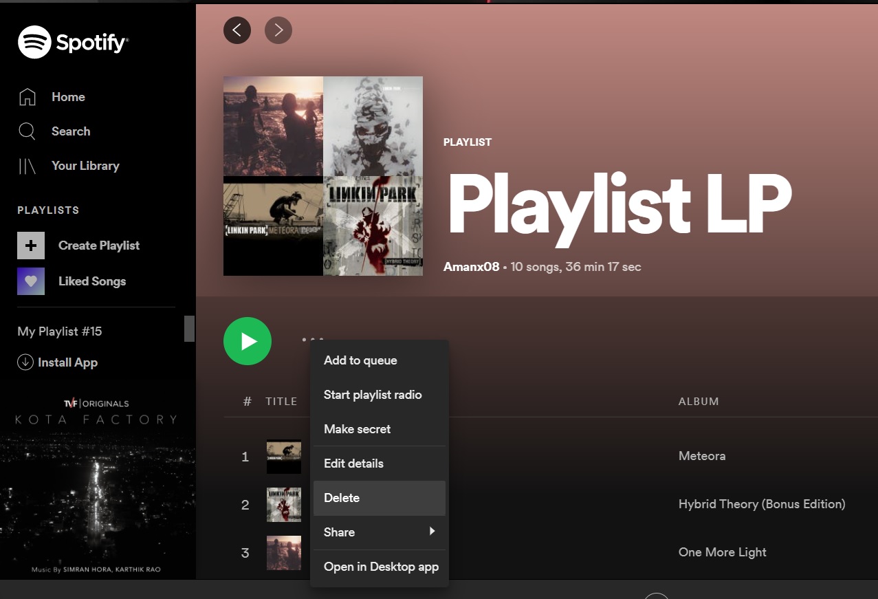 spotify palette not loading