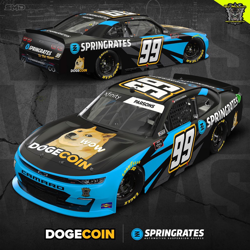 The Dogecoin Car is coming back to NASCAR on Saturday! - TechStory