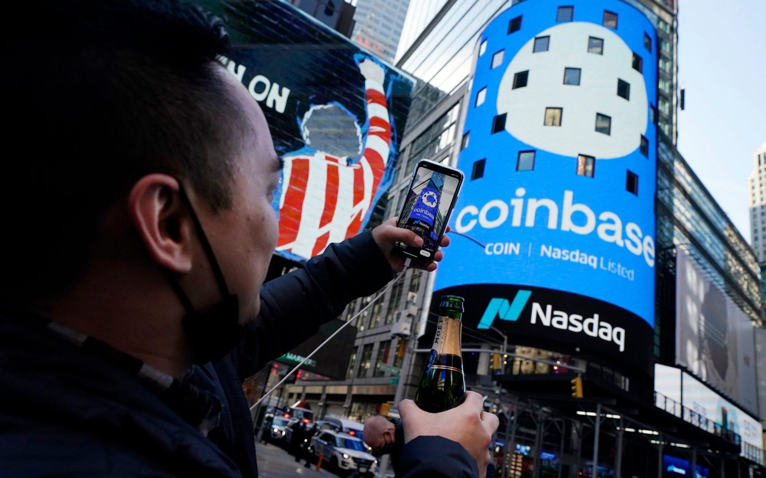 nasdaq live coinbase