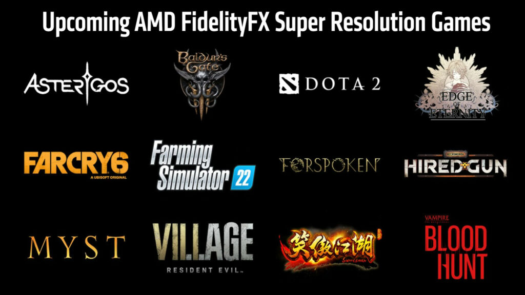 AMD FSR GAMES