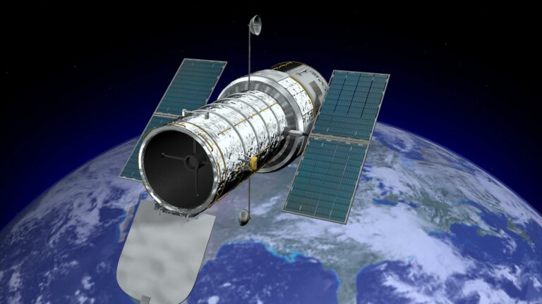 Hubble Space Telescope in Orbit