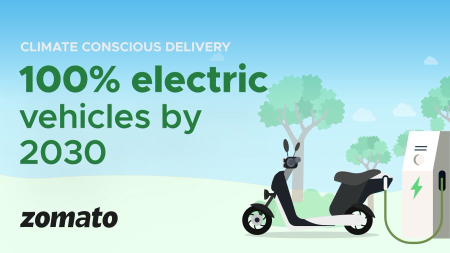 Zomato To Go On Using 100 Electric Vehicles For Delivery By 2030