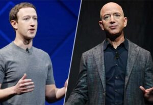 Mark Zuckerberg and Jeff Bezos