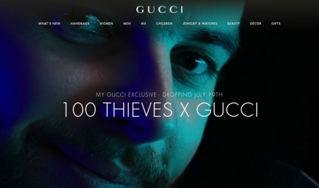 100 Thieves X Gucci