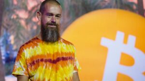 On Friday, June 4, 2021, Jack Dorsey, co-founder and CEO of Twitter Inc. and Square Inc., talks at the Bitcoin 2021 conference in Miami, Florida, United States.