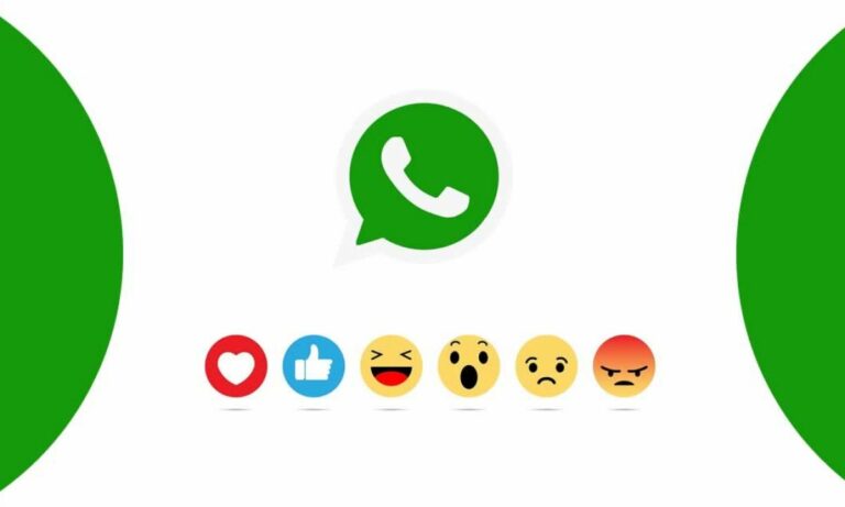WhatsApp message reactions