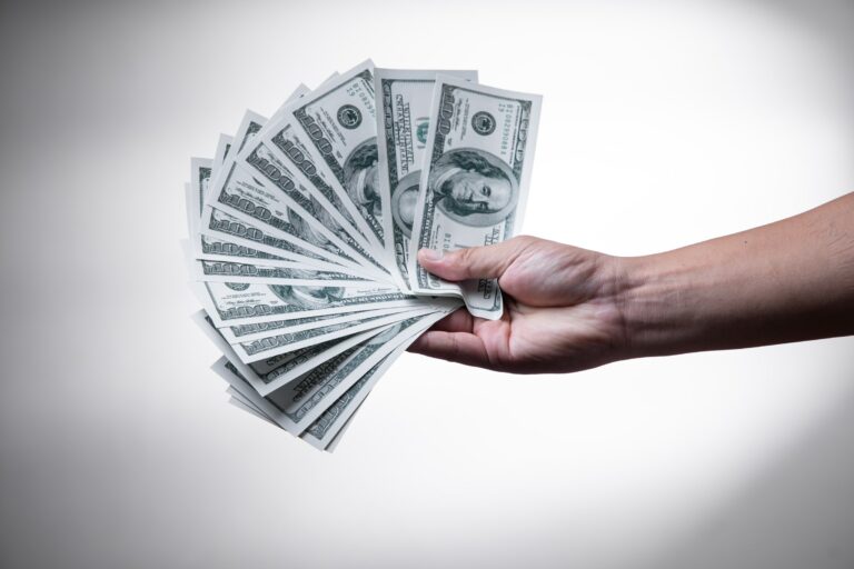 US Dollars in Hand