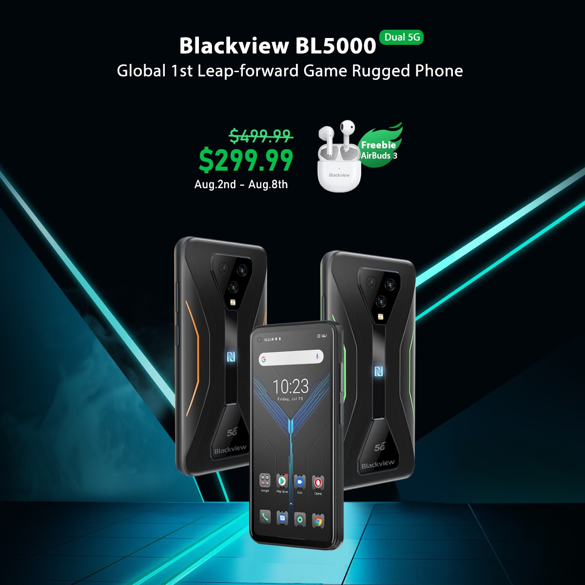 Blackview BL5000: The Best 5G Rugged Gaming Smartphone for Furious Gamers 