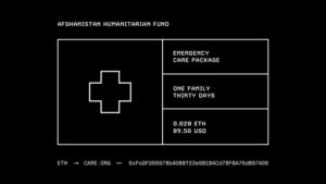 Raising funds for displaced Afghan families through NFTs