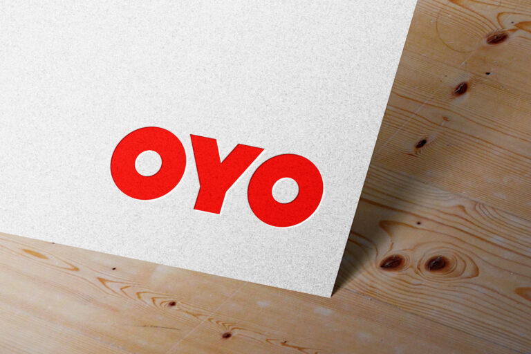 Oyo Logo mockup