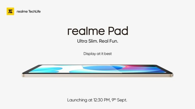 Realme Pad official images