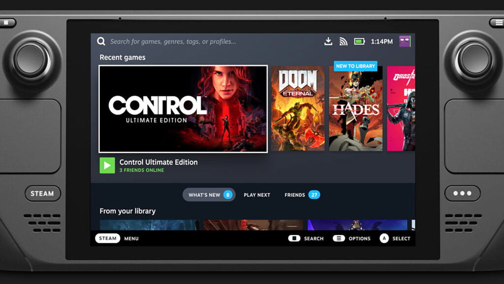 New Steam Deck UI