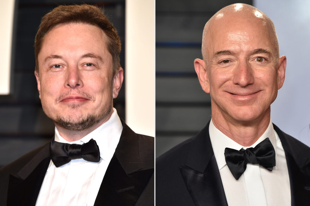 Elon Musk and Jeff Bezos