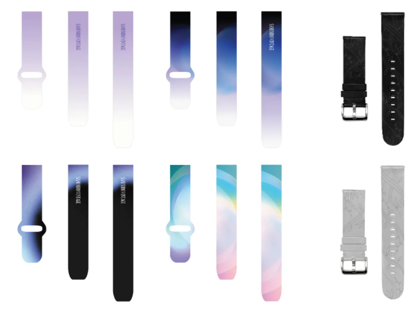 From left to right, first row: Aurora Night, Earth Sunrise, Midnight Black. Second row: Cloud Navy, Dawn Atlas, Stratus Sky. Image: Samsung