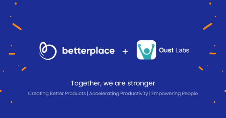 BetterPlace Oust Labs acquisition announcement banner