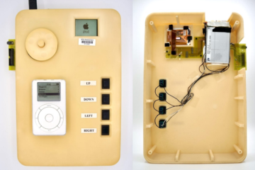 Prior launch Apple iPod prototype leaked showing oversized plastic enclosure