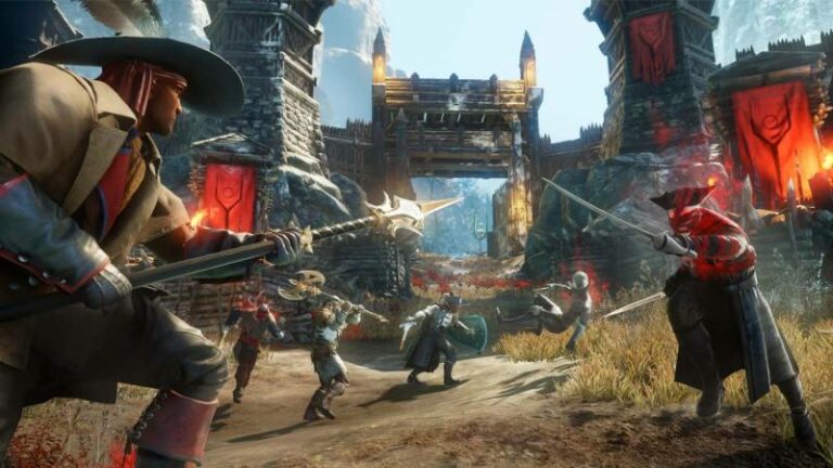 Scenes from Amazon’s New World video game. Source: New World