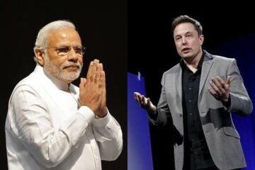 India's PM and Elon Musk