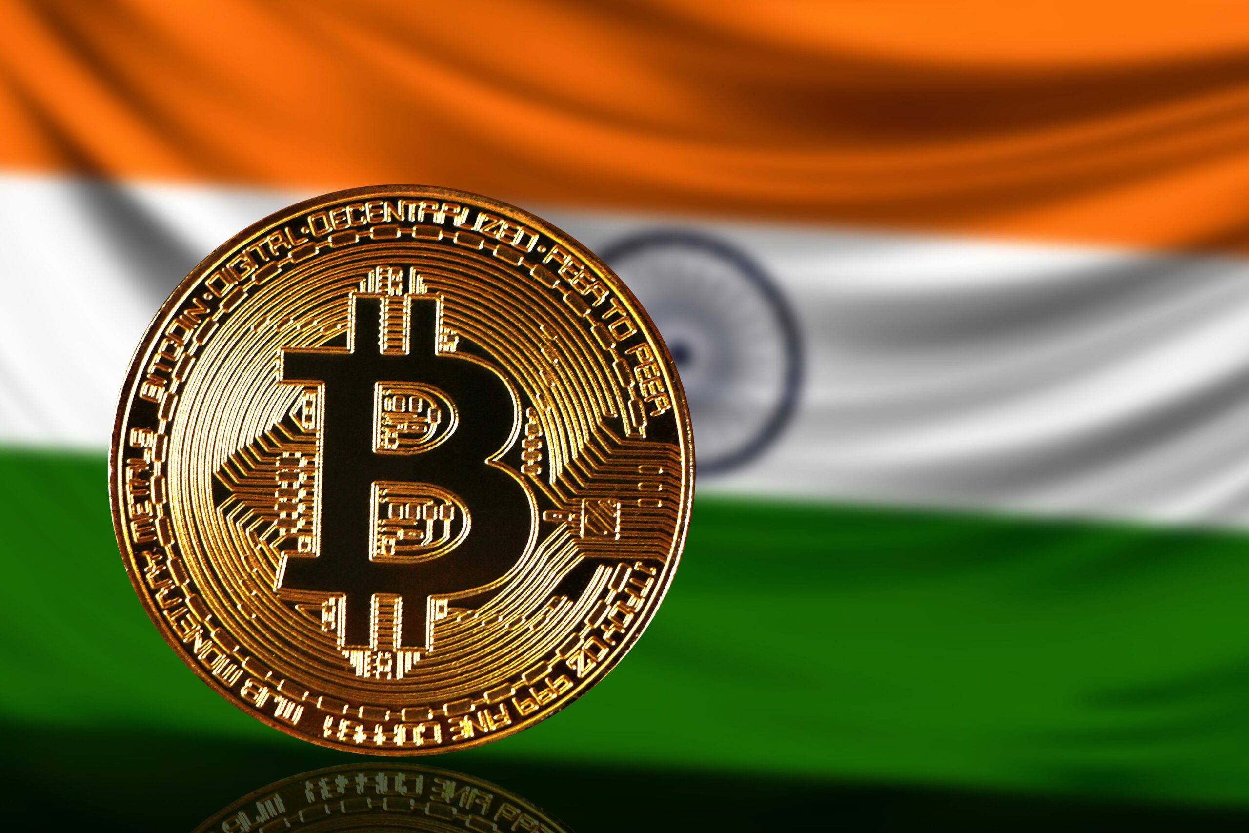 Bitcoin India flag