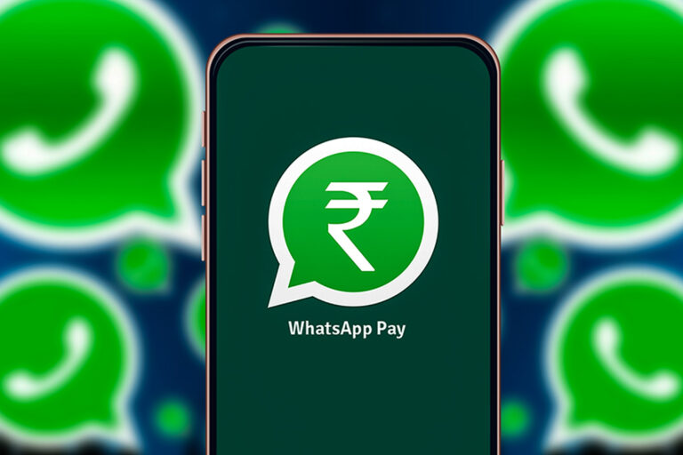 WhatsApp Pay mockup illustration