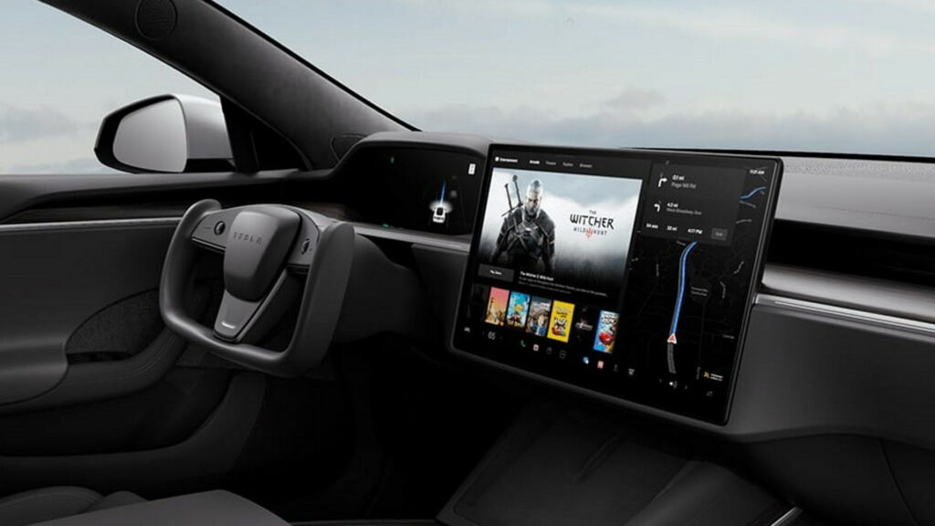 Tesla disables gaming while driving feature