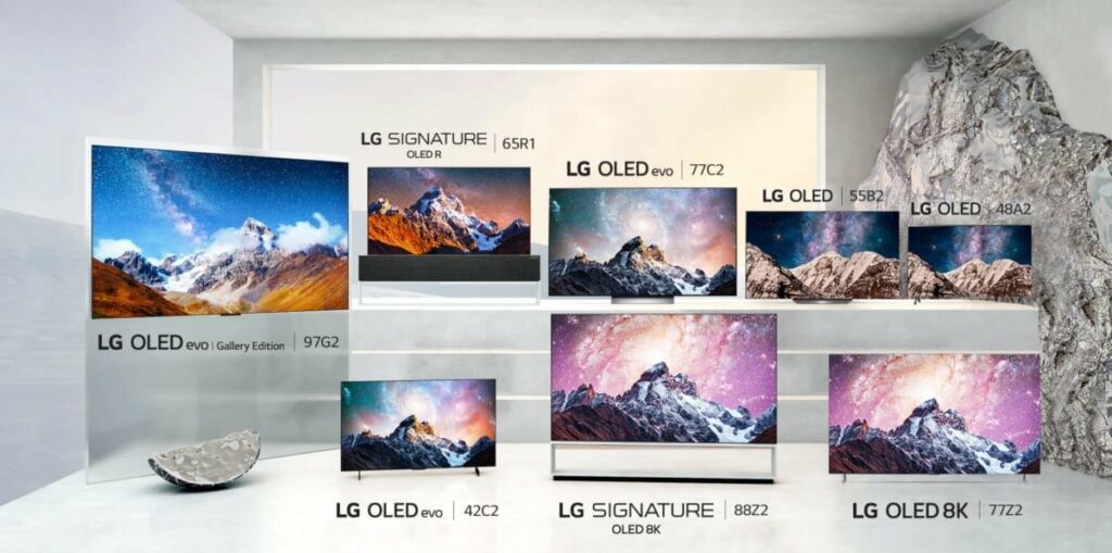 Features and specifications in all-new LG OLED