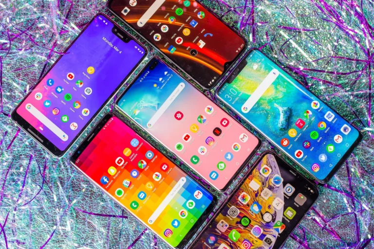 flagship smartphone of different brands
