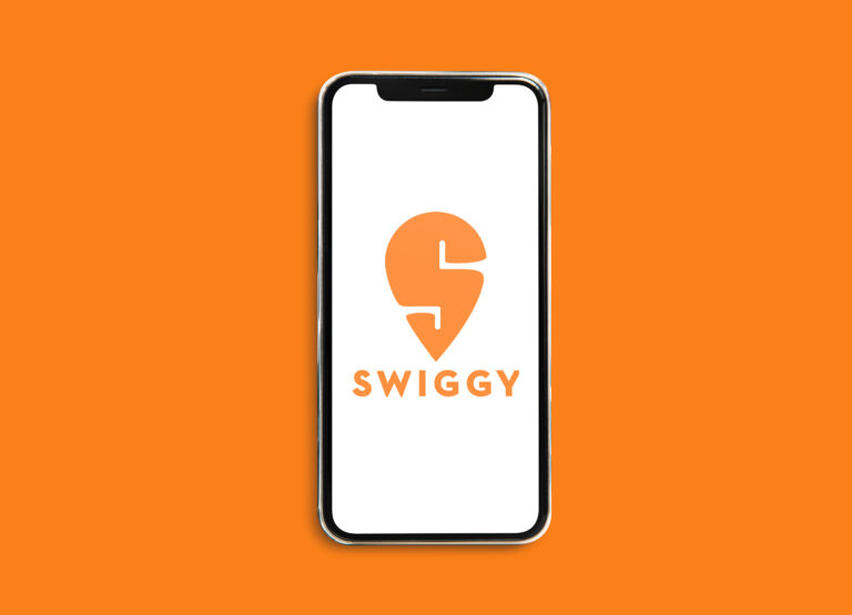 Swiggy logo displayed on iPhone 11