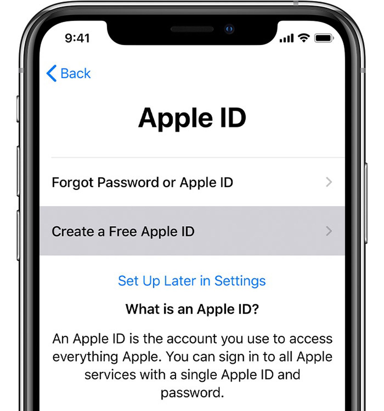 iphone id password forgot